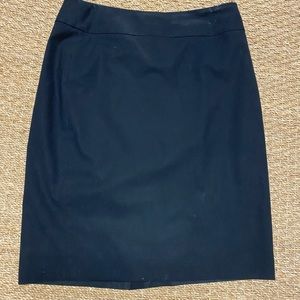 Banana Republic black pencil skirt